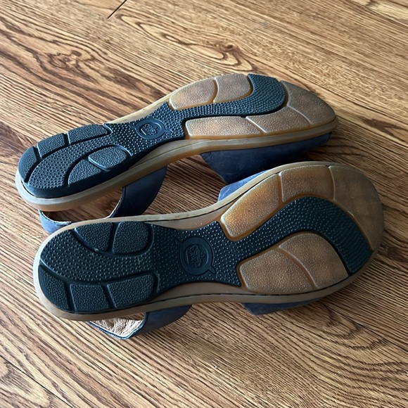 Born Trang Slingbacks, Leather, Blue, Navy, Size 8 - Picture 7 of 9